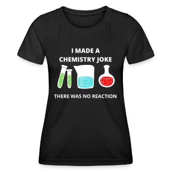 SCIENCE chemistry moment of science geschenk - T-shirt sport Femme - noir - Devant - AI Model Female 172 light (172cm)