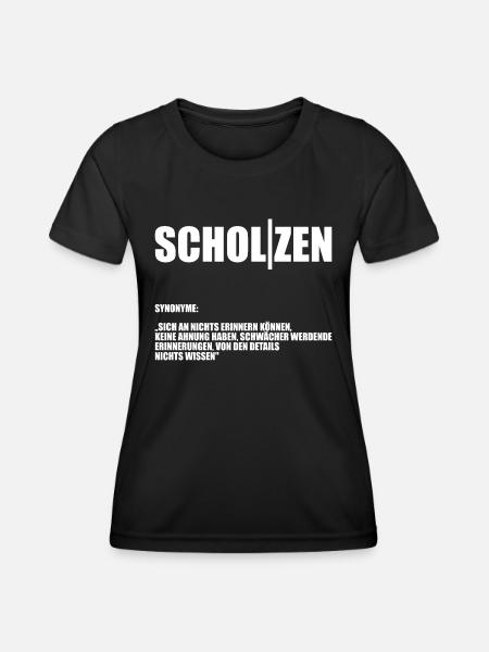 Scholzen - Frauen Funktions-T-Shirt - Schwarz