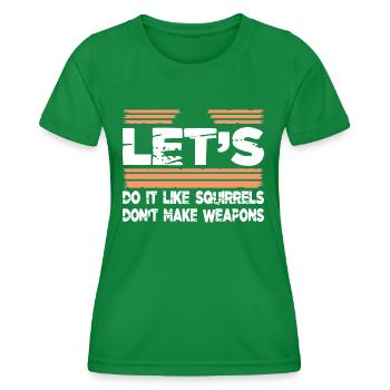 Awesome Bday présente le mouvement de paix hippie - T-shirt sport Femme - vert - Devant - AI Model Female 172 dark (172cm)