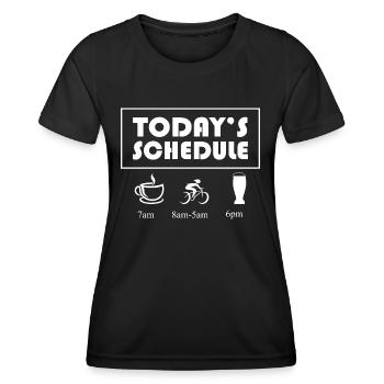 Bière Vin Whisky Schnaps Alcool - T-shirt sport Femme - noir - Devant - AI Model Female 172 light (172cm)