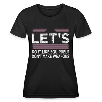 Peace for Paris Fun Statement Funky - Women's Functional T-Shirt - black - Front - AI Model Female 172 light (172cm)