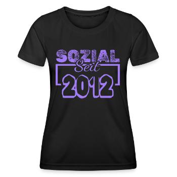 Sozialarbeiter 2012 - Frauen Funktions-T-Shirt - Schwarz - Vorne - AI Model Female 172 light (172cm)