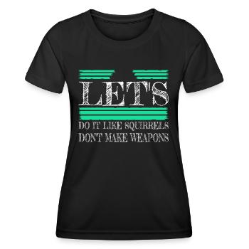 Hippie Hippie Festival Bday Present Citation Drôle - T-shirt sport Femme - noir - Devant - AI Model Female 172 light (172cm)