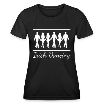 Dancing Dance Music - Frauen Funktions-T-Shirt - Schwarz - Vorne - AI Model Female 172 light (172cm)