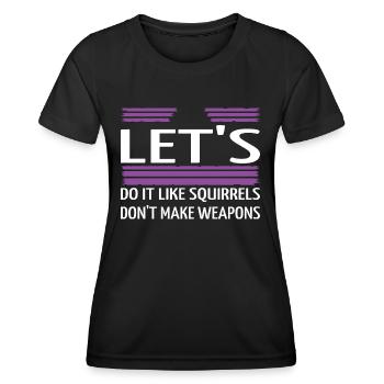 Déclaration amusante Famille Heureux Drôle Citation Fierté Drôle - T-shirt sport Femme - noir - Devant - AI Model Female 172 light (172cm)