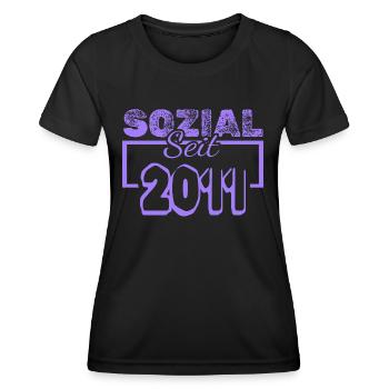 Social Worker 2011 - Women's Functional T-Shirt - black - Front - AI Model Female 172 light (172cm)