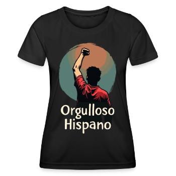 Stolze Hispanische Herkunft - Einheit und Stärke - Frauen Funktions-T-Shirt - Schwarz - Vorne - AI Model Female 172 light (172cm)