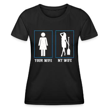 Drachenboot Trainer und Drachenboot - Frauen Funktions-T-Shirt - Schwarz - Vorne - AI Model Female 172 light (172cm)