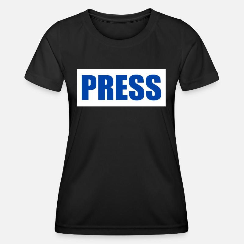 Press - Women's Functional T-Shirt - black