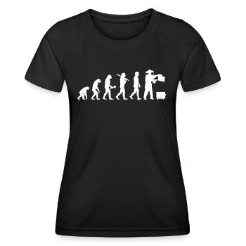 Imker Imkerei Zeidler Evolution Geschenk Biene - Frauen Funktions-T-Shirt - Schwarz - Vorne - AI Model Female 172 light (172cm)