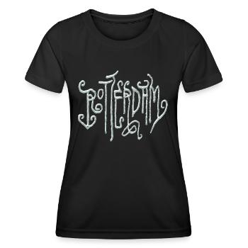 Rotterdam - Women's Functional T-Shirt - black - Front - AI Model Female 172 light (172cm)