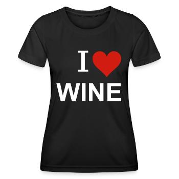 Bier Wein Whiskey Schnaps Alkohol - Frauen Funktions-T-Shirt - Schwarz - Vorne - AI Model Female 172 light (172cm)