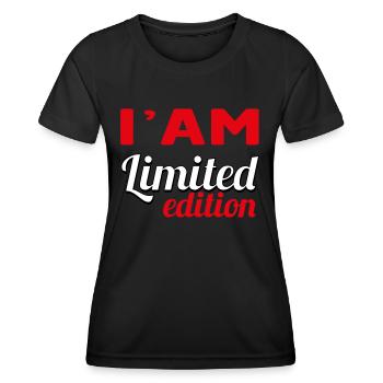 LIMITED EDITION - T-shirt sport Femme - noir - Devant - AI Model Female 172 light (172cm)