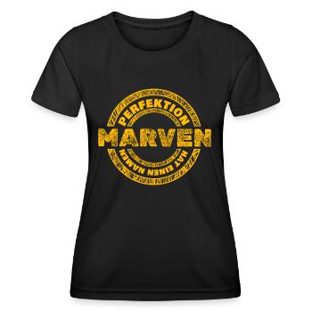 Copie Marven - T-shirt sport Femme - noir - Devant - AI Model Female 172 light (172cm)