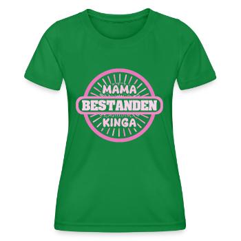 First name Kinga - Women's Functional T-Shirt - kelly green - Front - AI Model Female 172 dark (172cm)