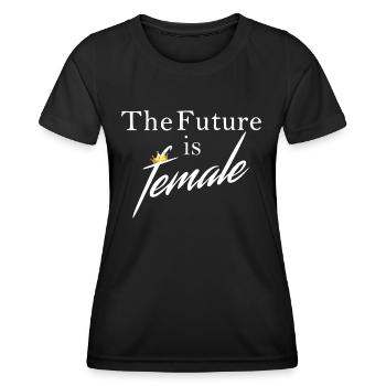 Female Future - Women's Functional T-Shirt - black - Front - AI Model Female 172 light (172cm)
