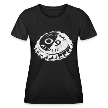 Aydin - Women's Functional T-Shirt - black - Front - AI Model Female 172 light (172cm)