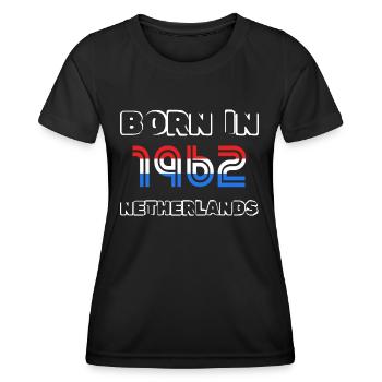 1962 - Women's Functional T-Shirt - black - Front - AI Model Female 172 light (172cm)