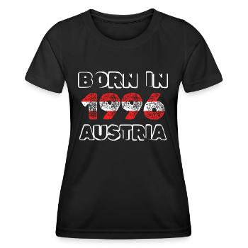 Austria 1996 - Women's Functional T-Shirt - black - Front - AI Model Female 172 light (172cm)