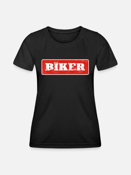 VTT pneu piste piste vélo VTT - T-shirt sport Femme - noir