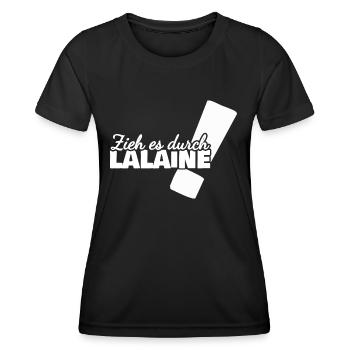Aufgeben Lalaine - Frauen Funktions-T-Shirt - Schwarz - Vorne - AI Model Female 172 light (172cm)