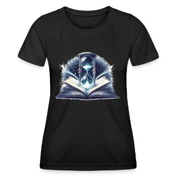 Lernen ist eine Reise, kein Schicksal. - Frauen Funktions-T-Shirt - Schwarz - Vorne - AI Model Female 172 light (172cm)