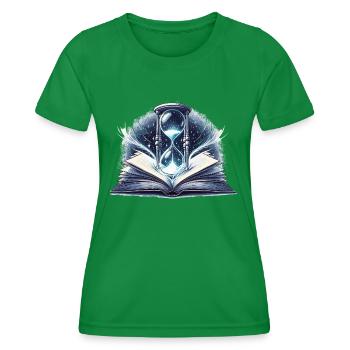 L’apprentissage est un voyage, pas un destin. - T-shirt sport Femme - vert - Devant - AI Model Female 172 dark (172cm)