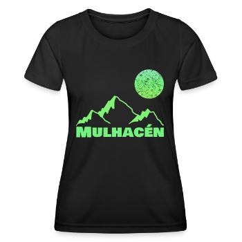 Geschenk für Mulhacen - Frauen Funktions-T-Shirt - Schwarz - Vorne - AI Model Female 172 light (172cm)