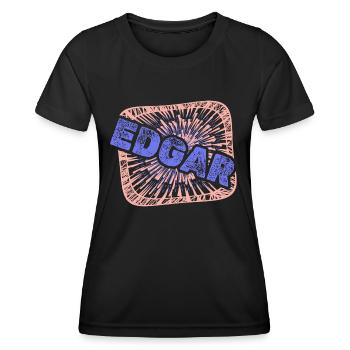Edgar - Women's Functional T-Shirt - black - Front - AI Model Female 172 light (172cm)