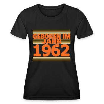 1962 - Women's Functional T-Shirt - black - Front - AI Model Female 172 light (172cm)