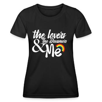 Rainbow Connection - Women's Functional T-Shirt - black - Front - AI Model Female 172 light (172cm)