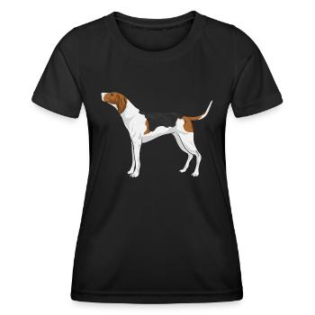 Treeing Walker Coonhound - Women's Functional T-Shirt - black - Front - AI Model Female 172 light (172cm)