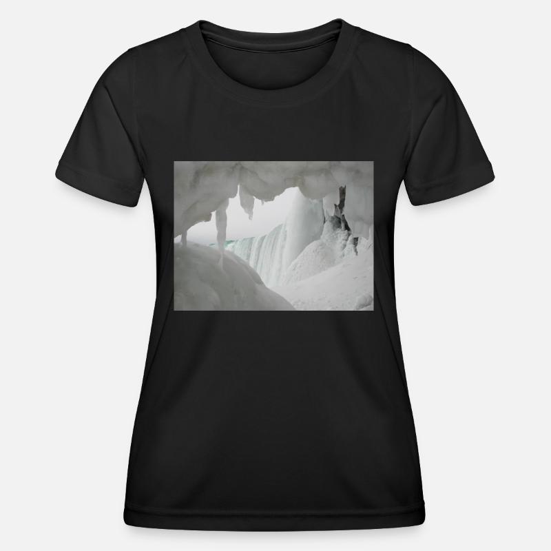 Frozen Niagara Falls - Women's Functional T-Shirt - black