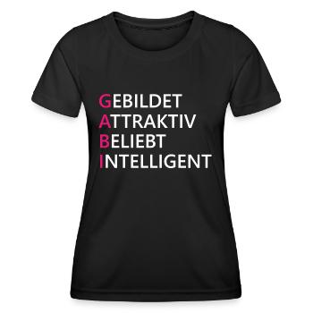 Gabi Name Geschenk - Frauen Funktions-T-Shirt - Schwarz - Vorne - AI Model Female 172 light (172cm)