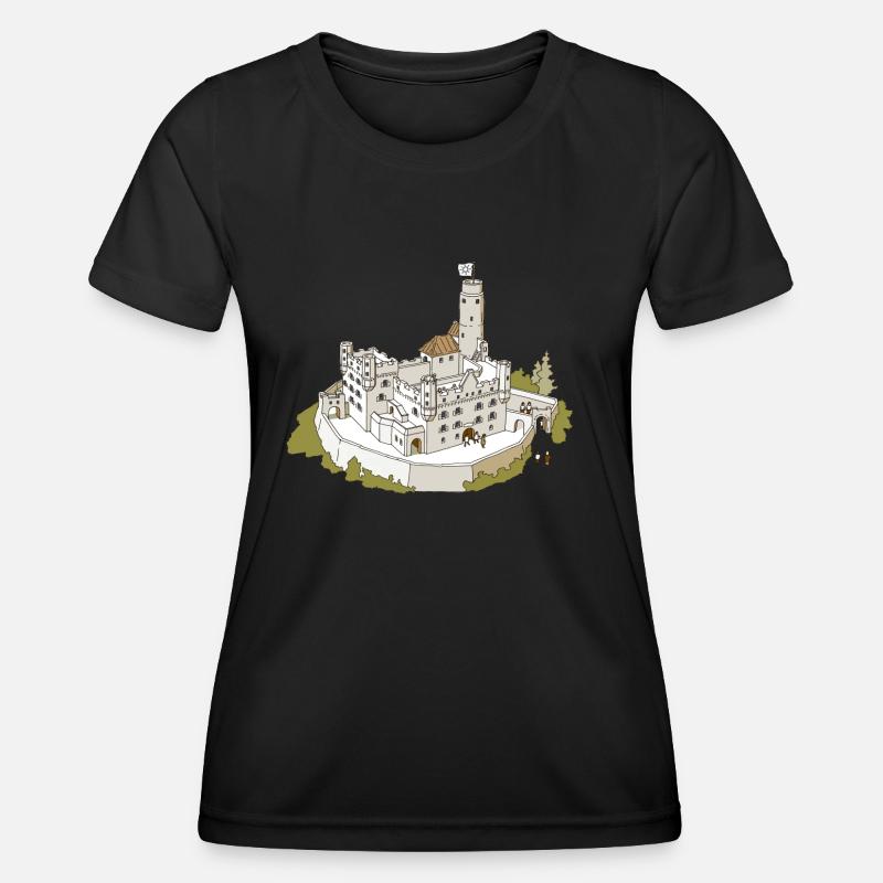 Sunshine Castle - Women's Functional T-Shirt - black
