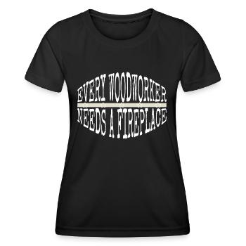 mason sexy carpenter tshirts - Frauen Funktions-T-Shirt - Schwarz - Vorne - AI Model Female 172 light (172cm)