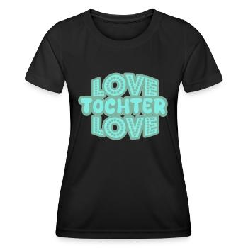 Dire Fille - T-shirt sport Femme - noir - Devant - AI Model Female 172 light (172cm)