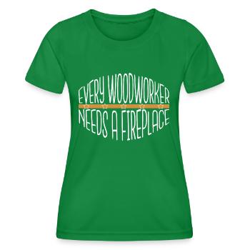 John Carpenter T-shirts Fun the Carpenters - T-shirt sport Femme - vert - Devant - AI Model Female 172 dark (172cm)
