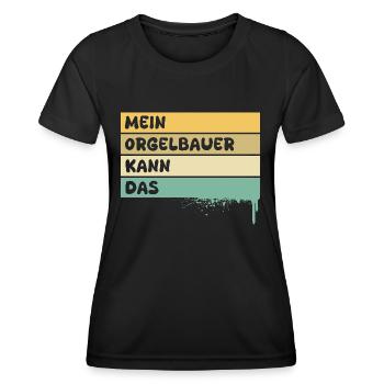 Beruf Orgelbauer - Frauen Funktions-T-Shirt - Schwarz - Vorne - AI Model Female 172 light (172cm)