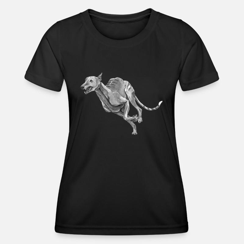 Greyhound - Women's Functional T-Shirt - black
