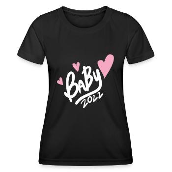 Baby 2022 - Newborn 2022 - Women's Functional T-Shirt - black - Front - AI Model Female 172 light (172cm)