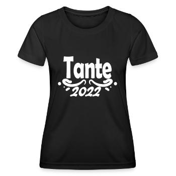 Tante 2022 - Frauen Funktions-T-Shirt - Schwarz - Vorne - AI Model Female 172 light (172cm)