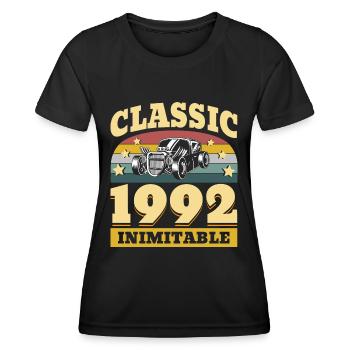 Classic since 1992 - Anniversary 30 years - Women's Functional T-Shirt - black - Front - AI Model Female 172 light (172cm)
