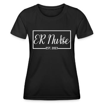 2023 Graduate Nursing Student Geschenk - Frauen Funktions-T-Shirt - Schwarz - Vorne - AI Model Female 172 light (172cm)