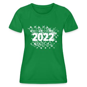2022 - Frauen Funktions-T-Shirt - Kelly Green - Vorne - AI Model Female 172 dark (172cm)