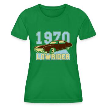 Lowrider von 1970 - Frauen Funktions-T-Shirt - Kelly Green - Vorne - AI Model Female 172 dark (172cm)