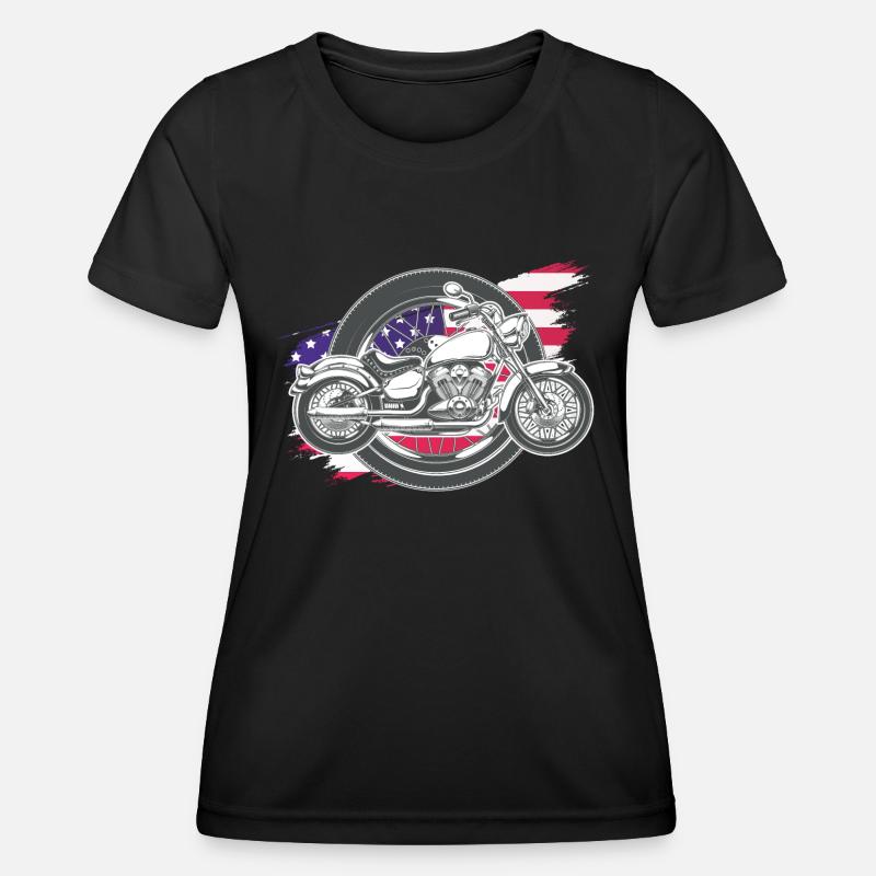 motorcycle motorcycle - Women's Functional T-Shirt - black