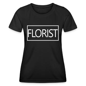 Florist Proud Graduate Florist Student Geschenk - Frauen Funktions-T-Shirt - Schwarz - Vorne - AI Model Female 172 light (172cm)