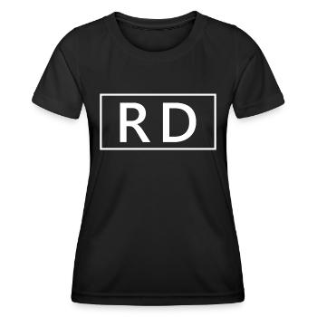 RD Registered Dietitian Proud Graduated Dietitian - Women's Functional T-Shirt - black - Front - AI Model Female 172 light (172cm)