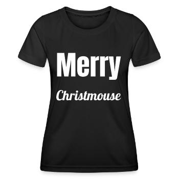 Corpse Humor Fairy Tail Mouse Christmas Present - Women's Functional T-Shirt - black - Front - AI Model Female 172 light (172cm)
